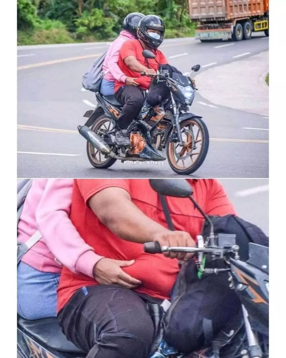 momen orang pas boncengan kocak © Instagram momen orang pas boncengan kocak © Instagram