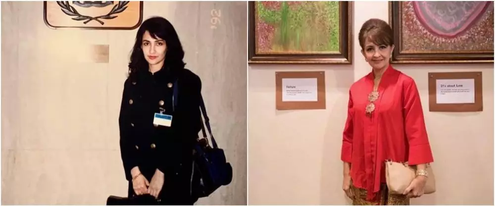 potret dulu dan kini shirley malinton © instagram potret dulu dan kini shirley malinton © instagram