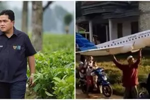Erick Thohir cari pembuat miniatur pesawat Garuda Indonesia yang viral