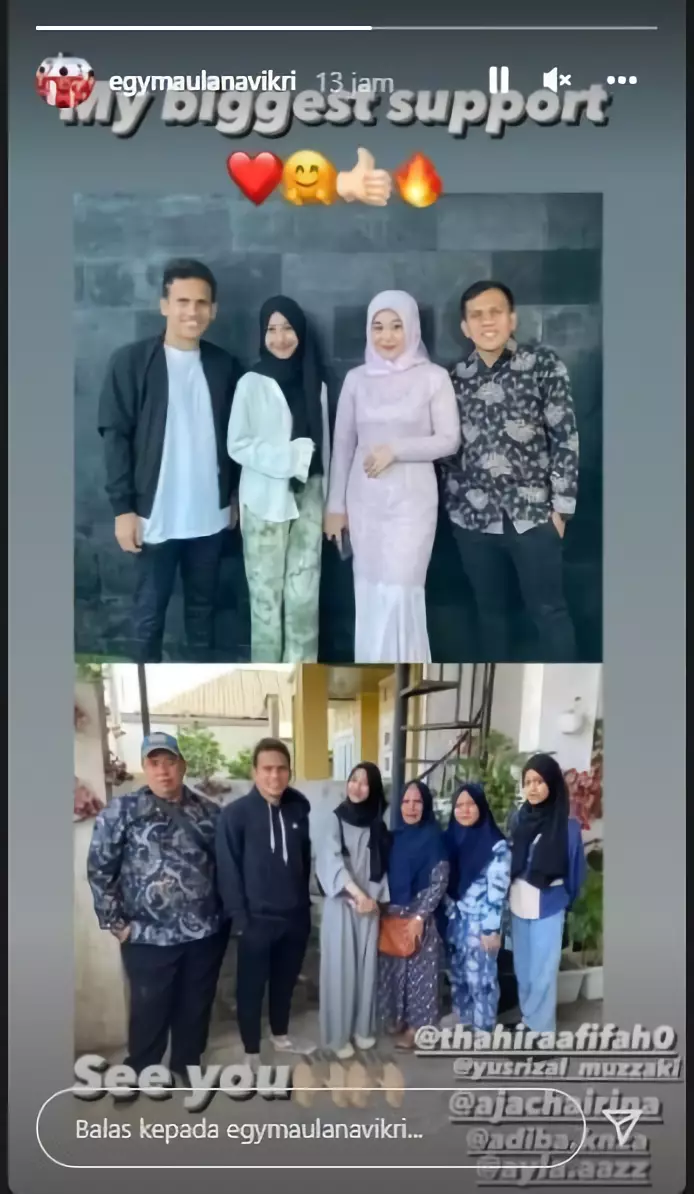 momen mesra adiba khanza dan egy maulana fikri © berbagai sumber