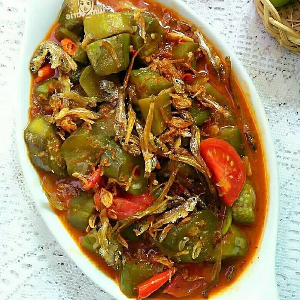 Resep terong teri balado, lauk praktis, enak, dan ekonomis