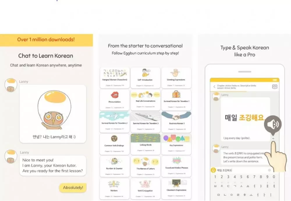 Aplikasi belajar bahasa Korea © 2022 brilio.net