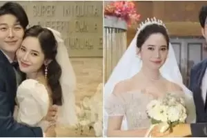 11 Editan foto Rossa menikah dengan Jang Ki-yong, bak nyata