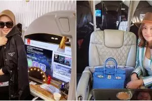 Penampakan jet pribadi milik 5 seleb, punya Syahrini dilengkapi bar