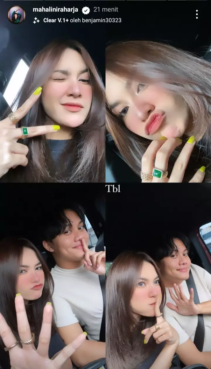 Mahalini Raharja pertama kali bertemu Nathalie  © 2022 Instagram