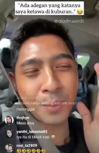 klarifikasi Arya Saloka soal tahan tawa © Instagram klarifikasi Arya Saloka soal tahan tawa © Instagram