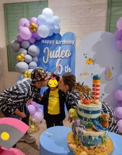 momen Judika rayakan ultah anak bertema seaworld © berbagai sumber