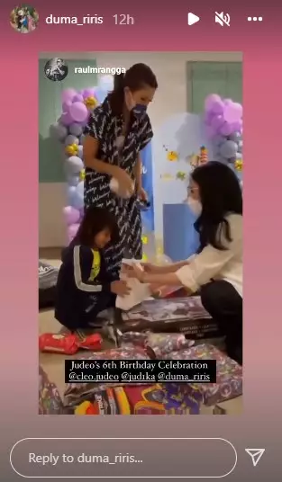 momen Judika rayakan ultah anak bertema seaworld © berbagai sumber