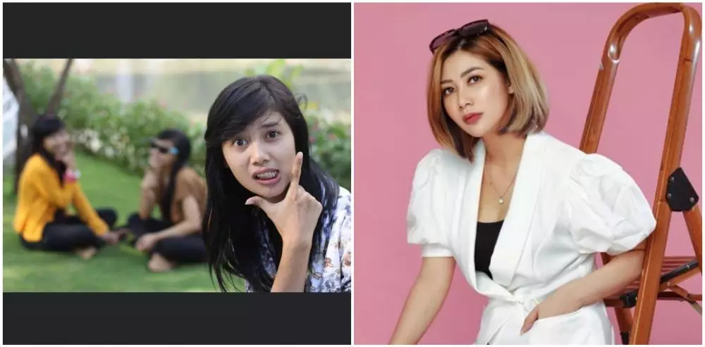 Potret dulu dan kini Delta Hesti © Instagram Potret dulu dan kini Delta Hesti © Instagram
