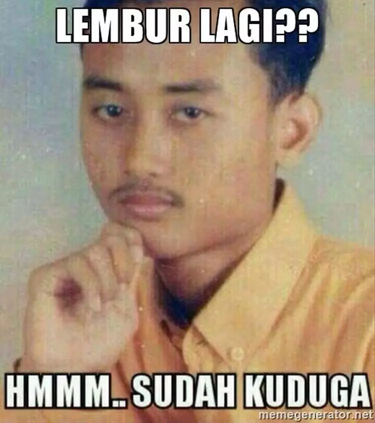 meme lucu karyawan istimewa