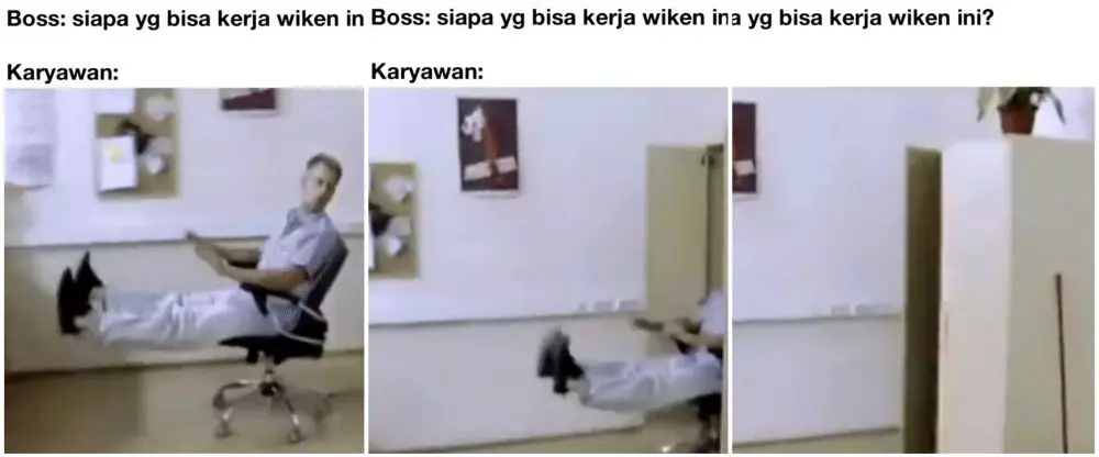 meme lucu karyawan istimewa