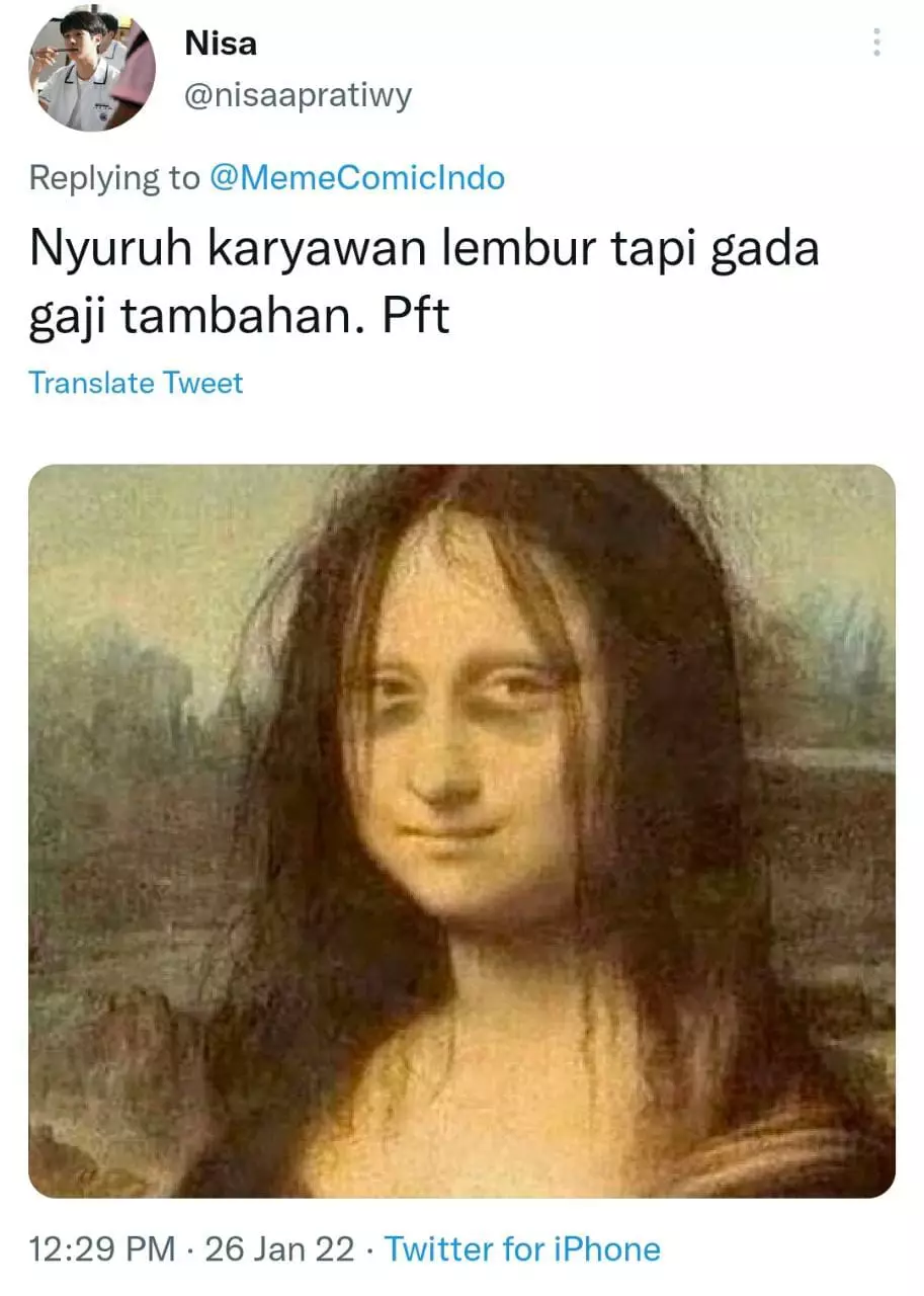 meme lucu karyawan istimewa
