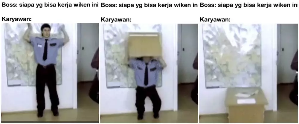 meme lucu karyawan istimewa