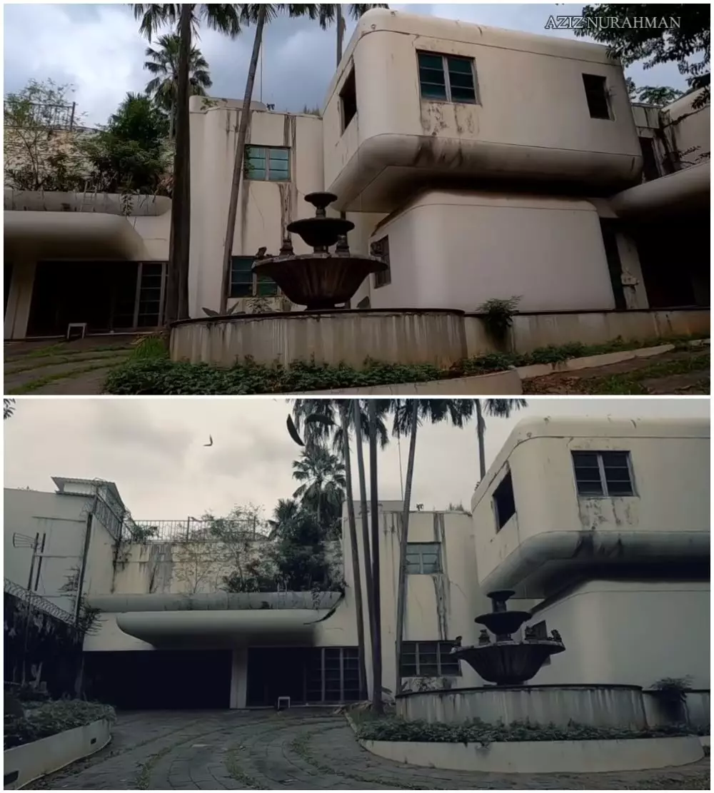 rumah mewah desain unik terbengkalai © YouTube