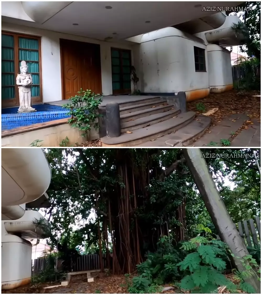 rumah mewah desain unik terbengkalai © YouTube
