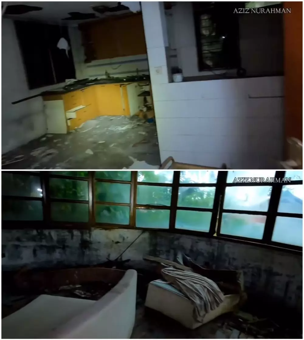 rumah mewah desain unik terbengkalai © YouTube