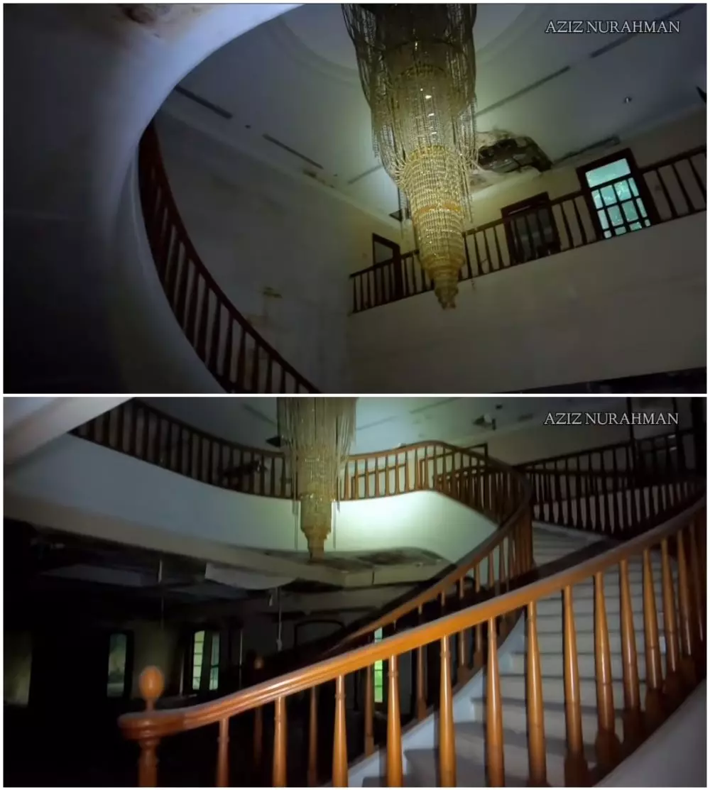 rumah mewah desain unik terbengkalai © YouTube