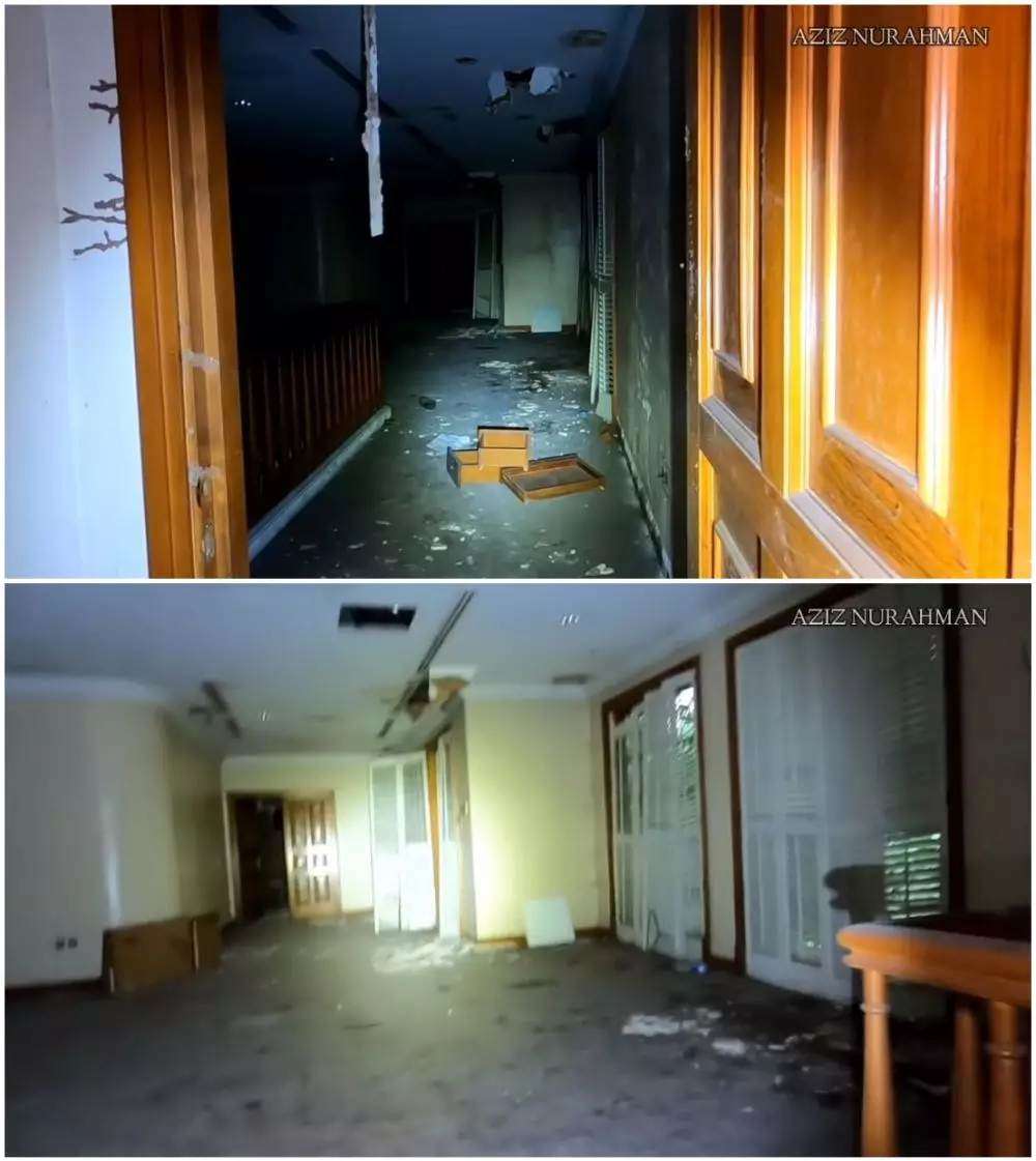 rumah mewah desain unik terbengkalai © YouTube