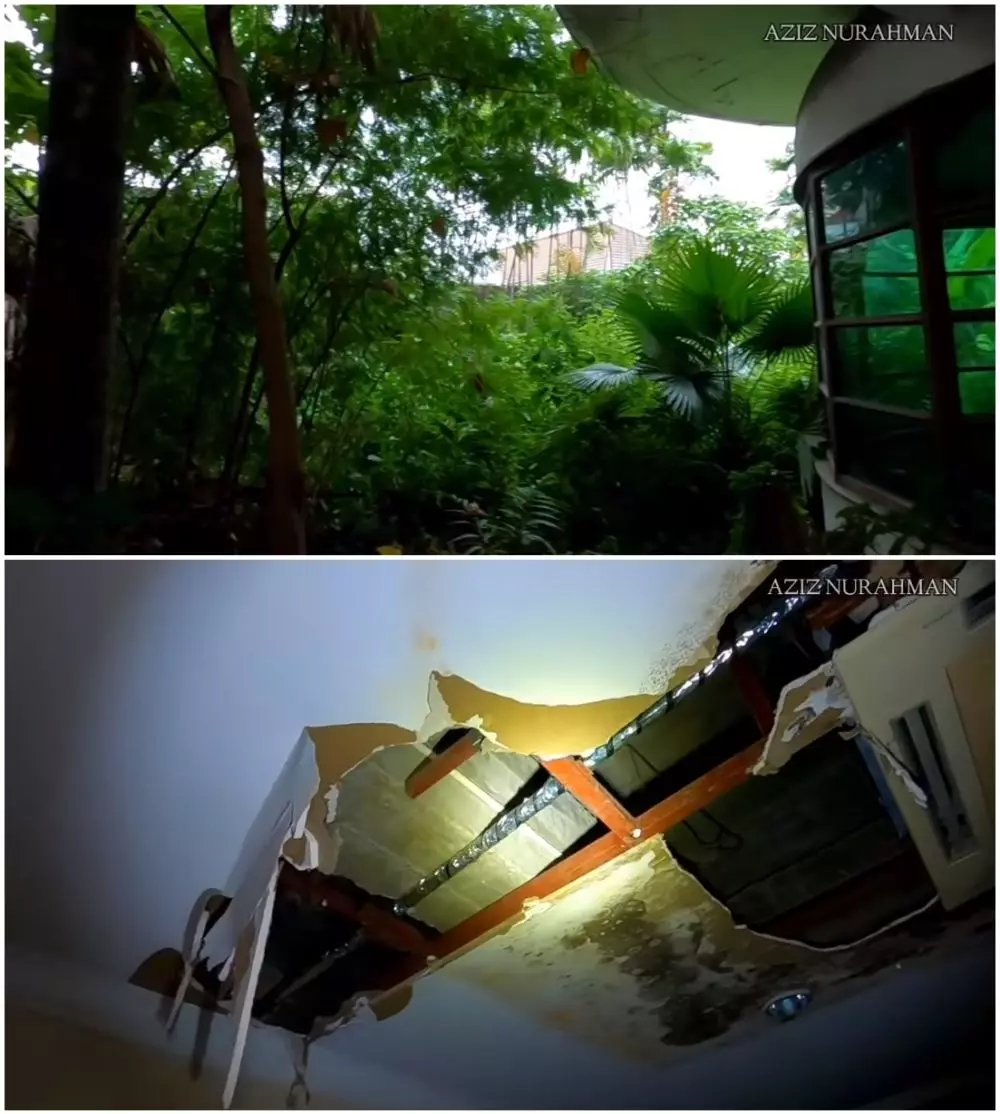 rumah mewah desain unik terbengkalai © YouTube