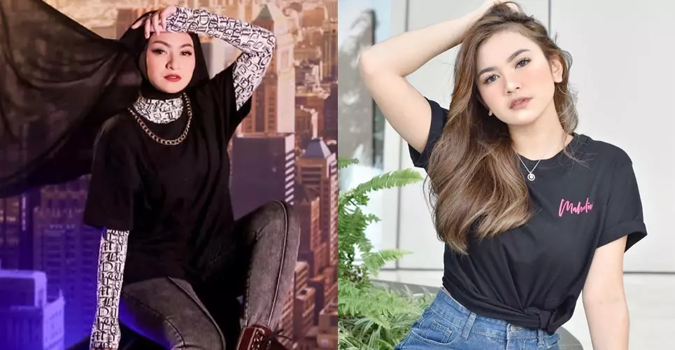 beda gaya Nathalie Holscher dan Mahalini Raharja Instagram