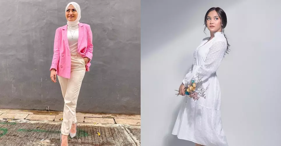 beda gaya Nathalie Holscher dan Mahalini Raharja Instagram