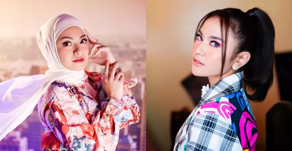 beda gaya Nathalie Holscher dan Mahalini Raharja Instagram