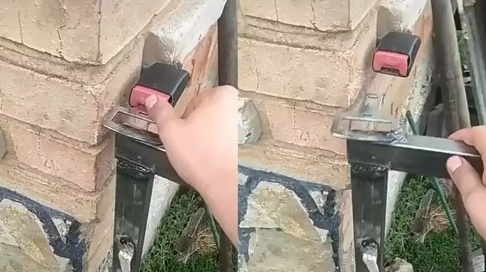 penampakan benda depan rumah lucu © Instagram