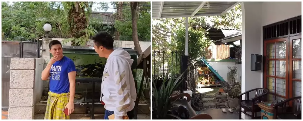 beda rumah orang tua Baim Wong dan Paula Berbagai sumber