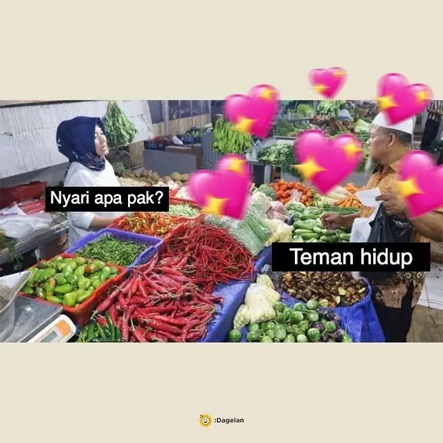 meme percakapan penjual dan pembeli © berbagai sumber