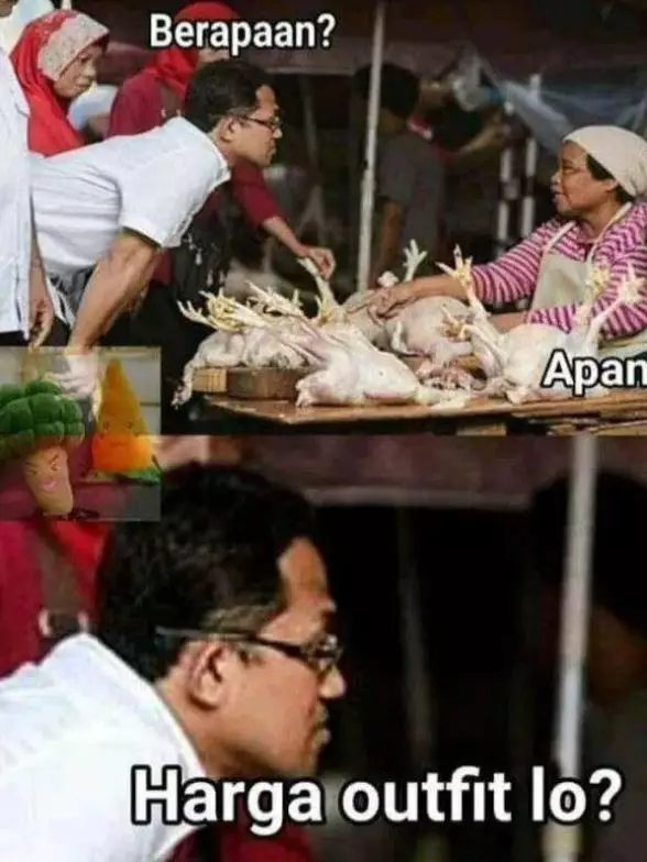 meme percakapan penjual dan pembeli © berbagai sumber