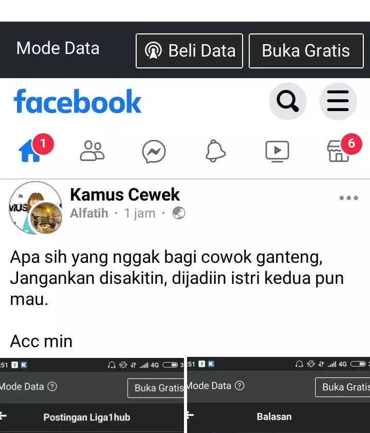 minta acc grup facebook © berbagai sumber