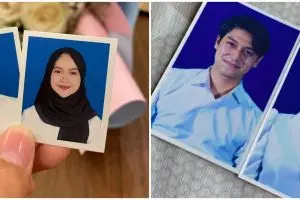 Parasnya mirip, intip pasfoto buku nikah 18 pasangan seleb