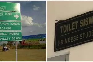 13 Papan petunjuk dalam bahasa Inggris ini jadi lucu abis