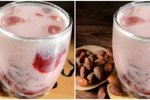 Resep strawberry milk segar, manis, enak, dan mudah dibuat