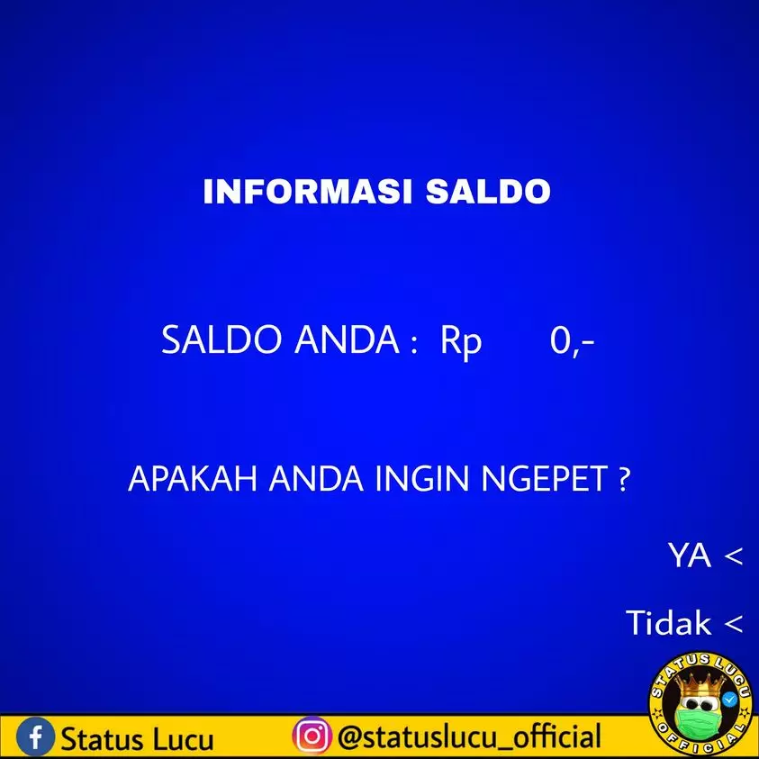 meme gajian numpang lewat © berbagai sumber