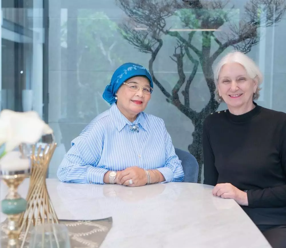 momen titi kamal bertemu mertua bule © instagram