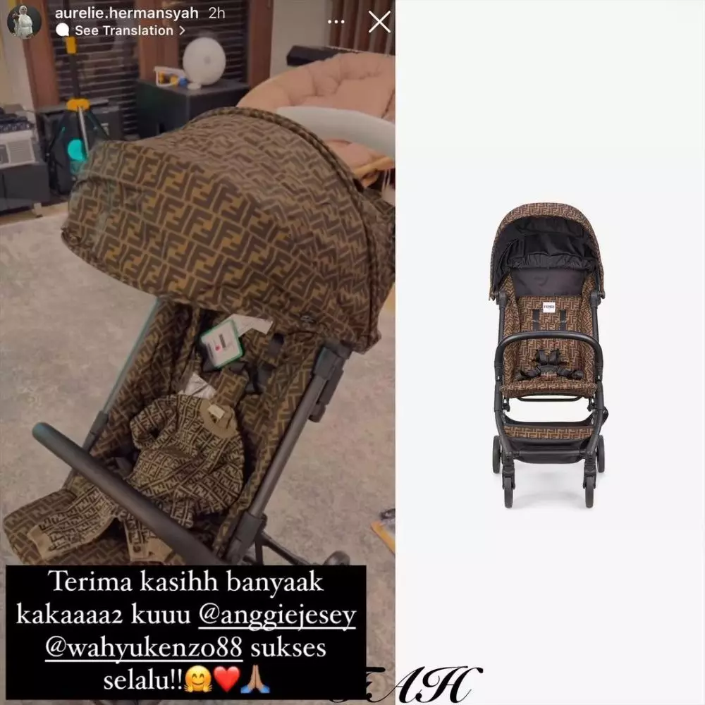 potret kado baby aurel hermansyah © instagram