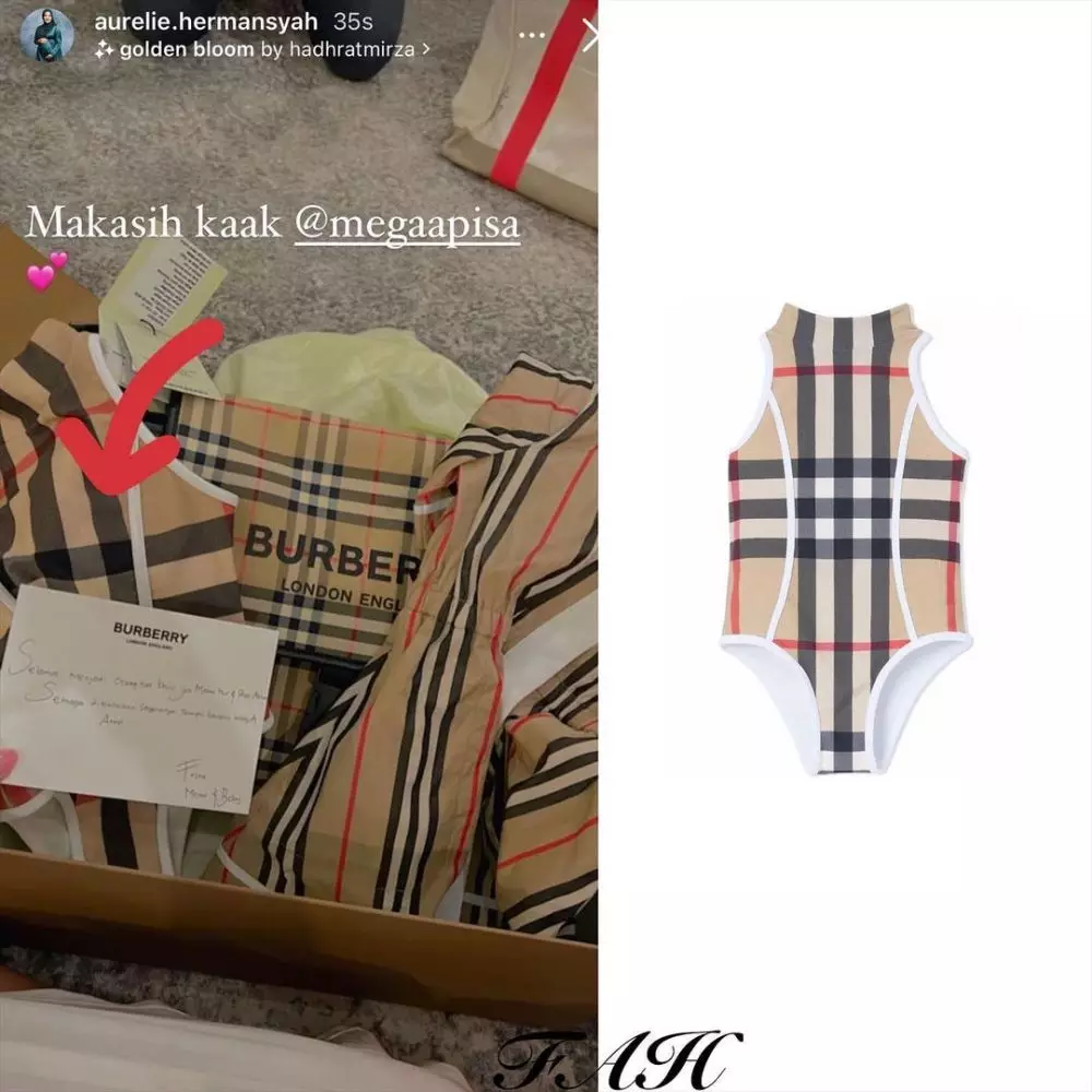 potret kado baby aurel hermansyah © instagram