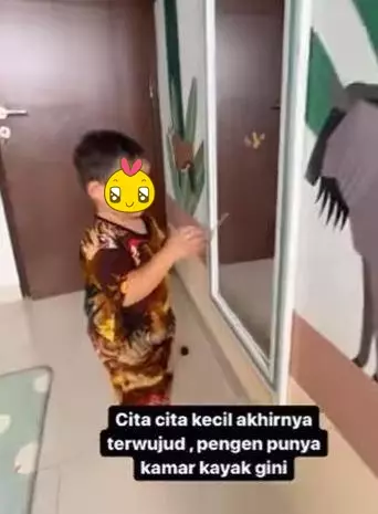 Potret kamar baru anak Tya Ariestya © Instagram Potret kamar baru anak Tya Ariestya © Instagram