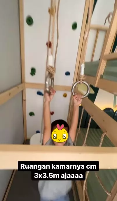 Potret kamar baru anak Tya Ariestya © Instagram Potret kamar baru anak Tya Ariestya © Instagram