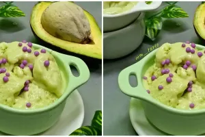Cara membuat es krim alpukat, lembut, enak, dan sederhana