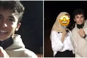 Hoki banget, wanita ini ketemu pembalap Marc Marquez di warung