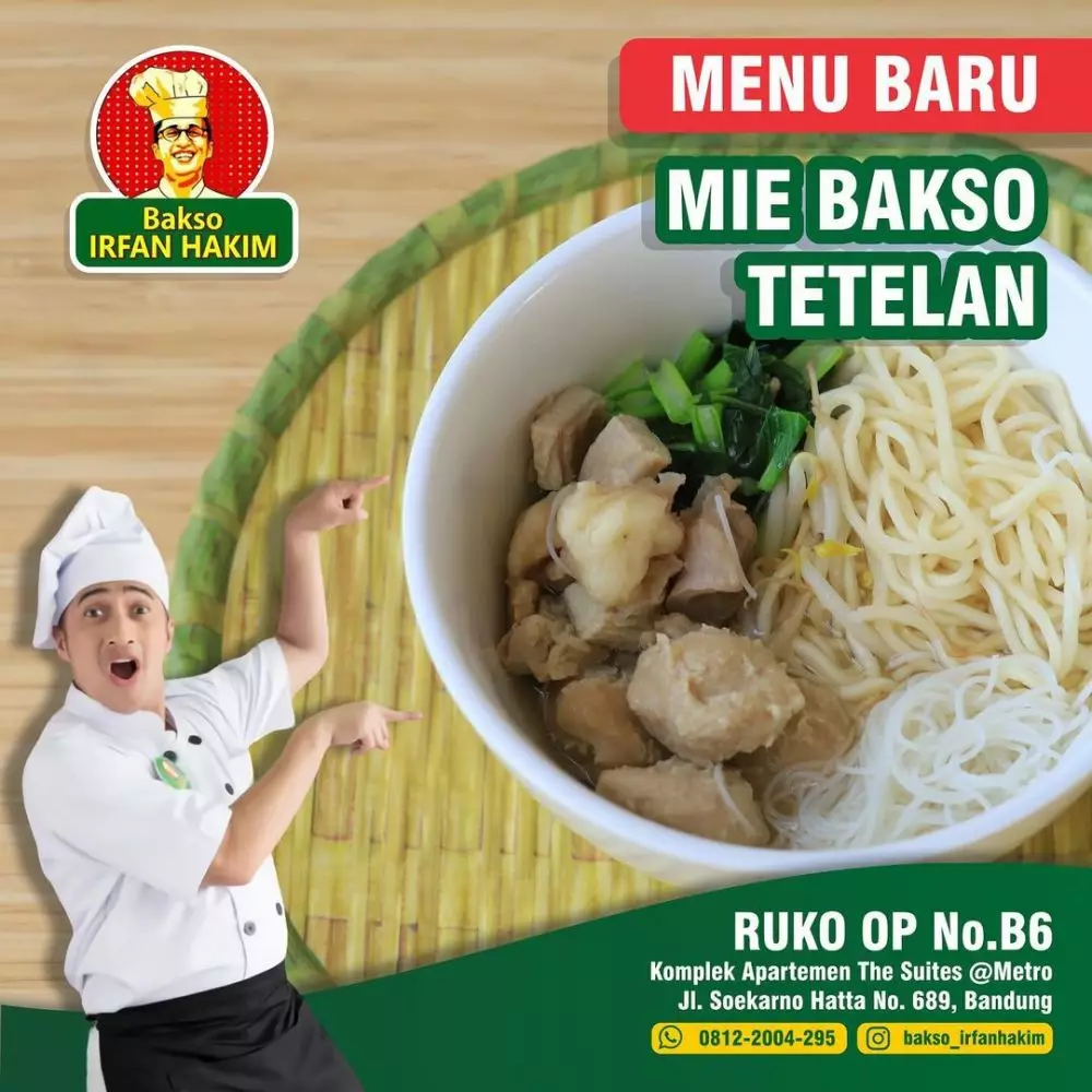 Seleb ini ternyata punya kedai bakso Instagram