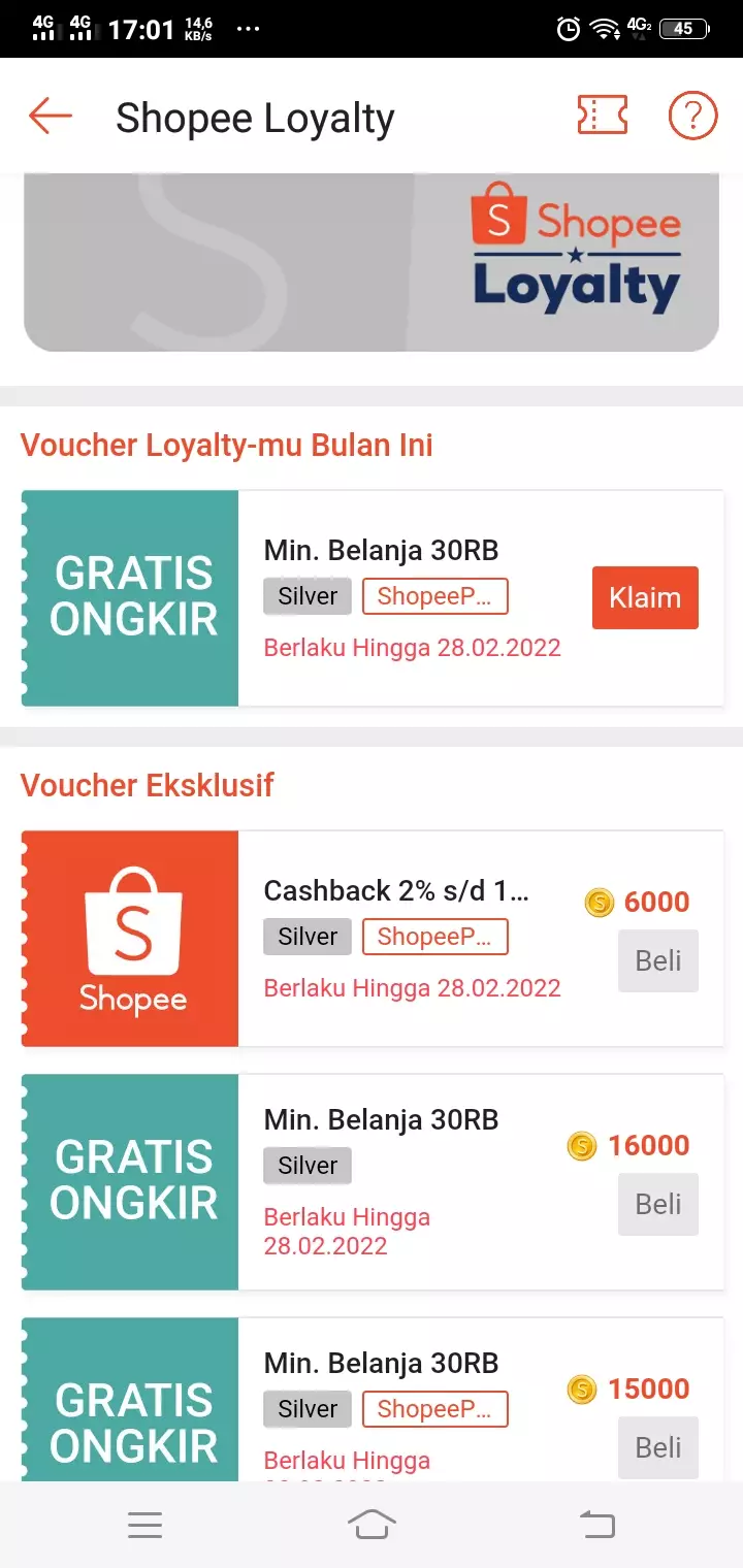 Cara mendapatkan voucher belanja Shopee © 2022 brilio.net Cara mendapatkan voucher belanja Shopee © 2022 brilio.net