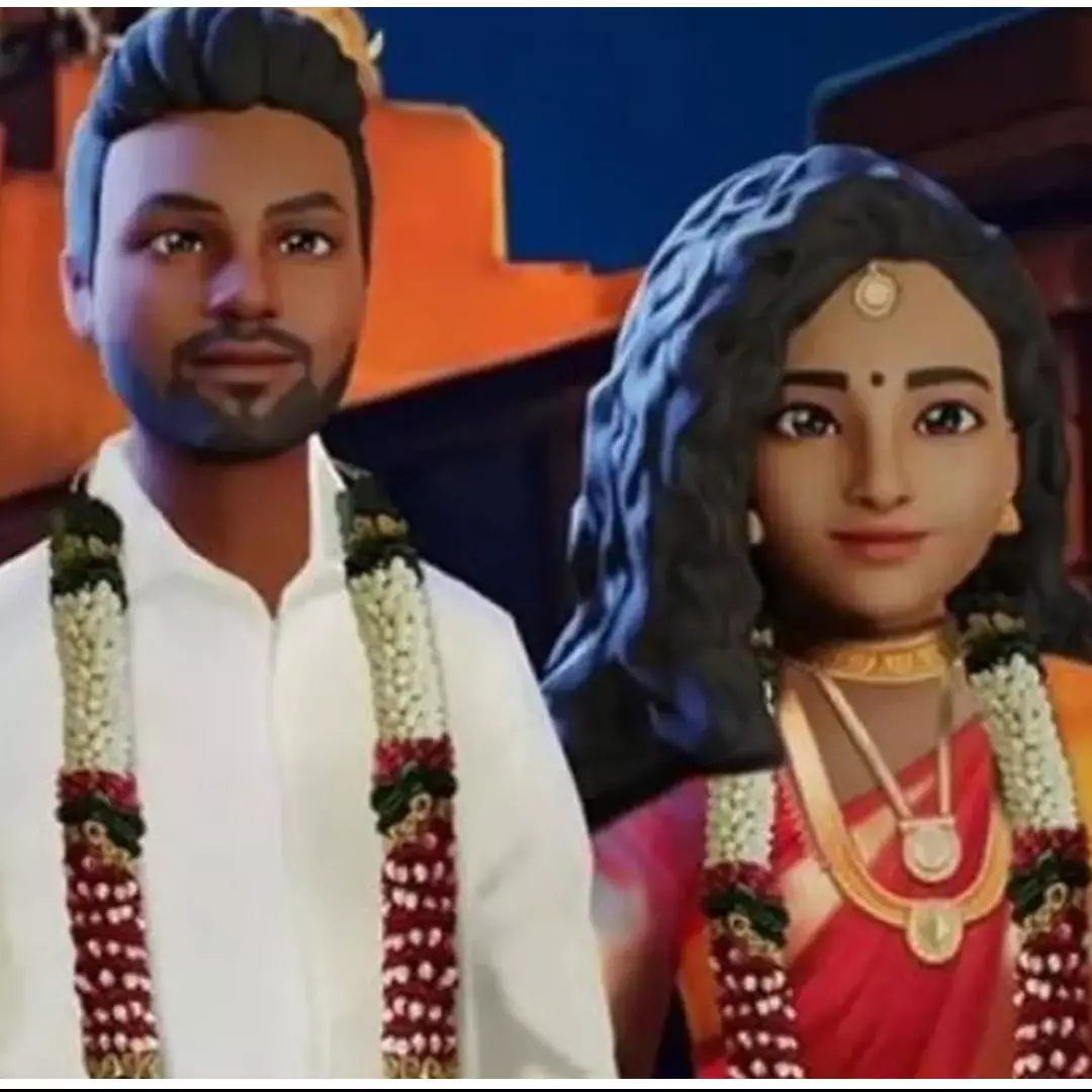 Pasangan ini gelar resepsi pernikahan di Metaverse, suvenirnya NFT