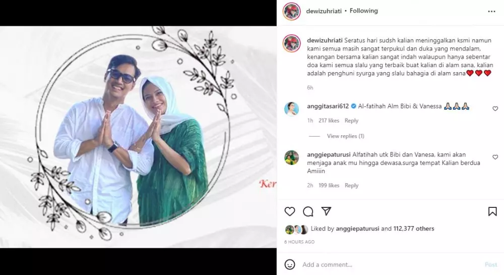 Curhat pilu ibu Bibi Ardiansyah Instagram