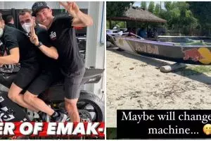 Makin melokal, intip 11 aksi kocak pembalap MotoGP selama di Lombok