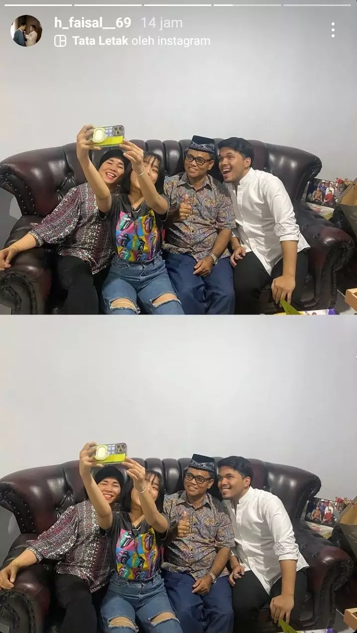 Thariq Halilintar bertemu Haji Faisal Berbagai sumber