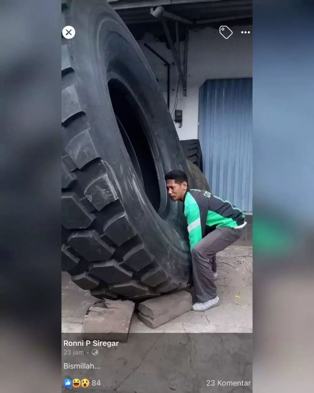 driver ojek online mau bawa barang besar © Instagram