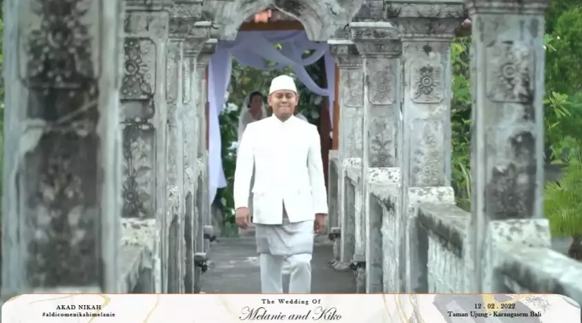 momen pernikahan Melanie Putria di Bali © berbagai sumber